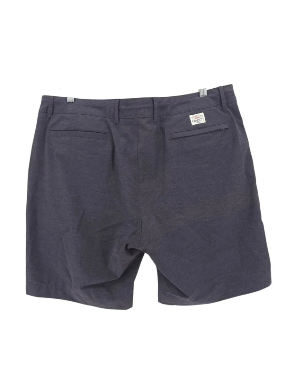 FAHERTY All Day Shorts Charcoal Gray Black Drawstring Stretch Size 38